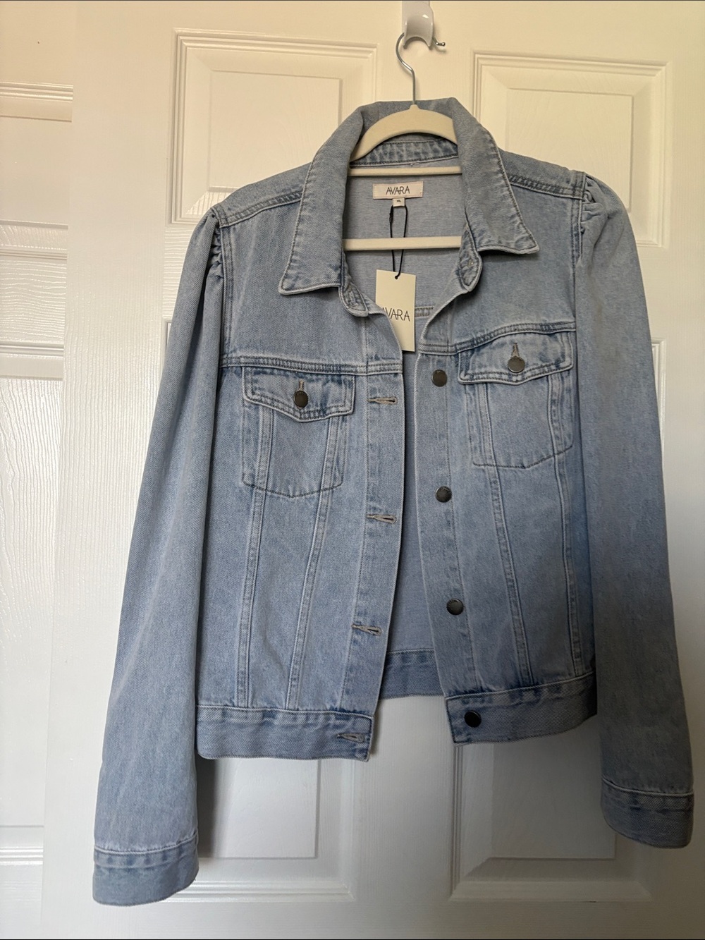 Avara Light Blue Denim Jacket - Women's Classic Jean Coat